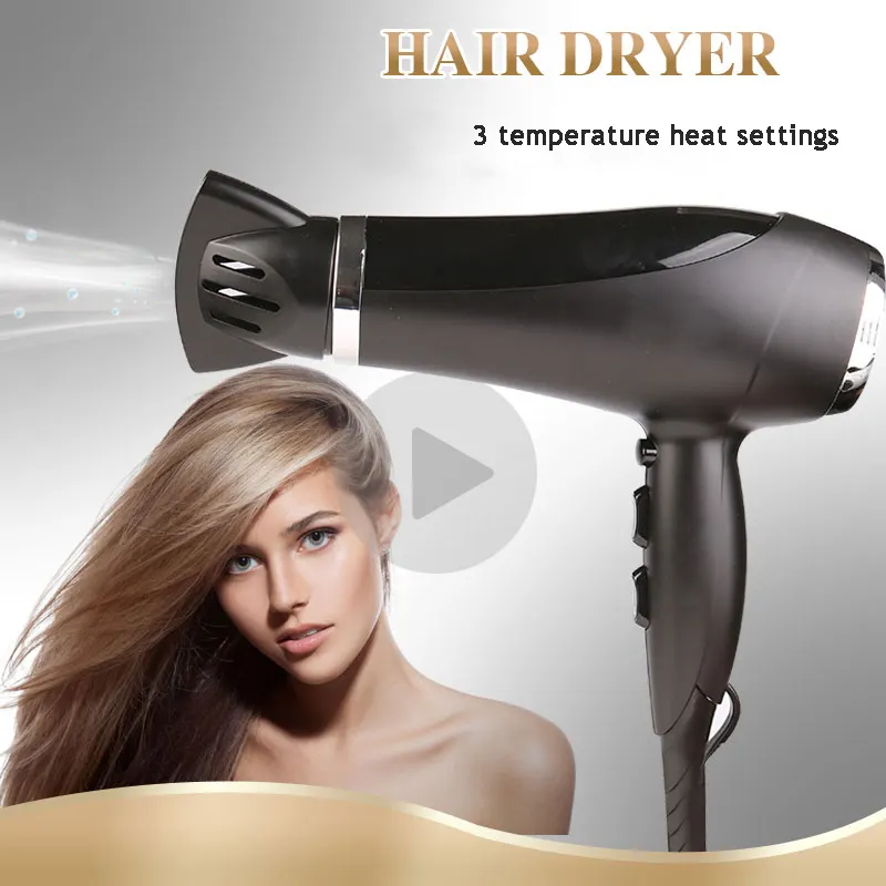 Phổ biến tóc khô hơn với GE cắm 2400 wát tạo kiểu tóc máy sấy đức