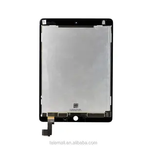 Blanco negro de la pantalla lcd y digitalizador de reemplazo de ipad aire caso de ipad 2 a1567 a1566