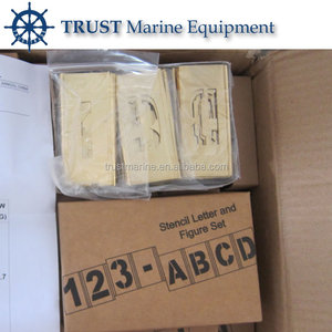 Code IMPA 613145, Jeu de lettres et de chiffres en laiton A-Z 38MM 26 pièces - Product Image 3