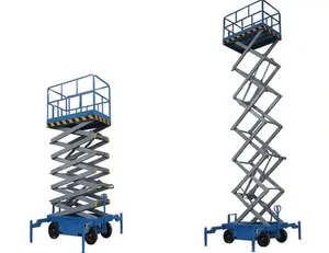 Mobile hydraulic rising platform aerial small scissor man lift platform