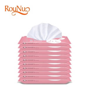 Rounuo-paquete pequeño de <span class=keywords><strong>toallitas</strong></span> húmedas con 10 piezas para el cuidado del bebé - Product Image 5