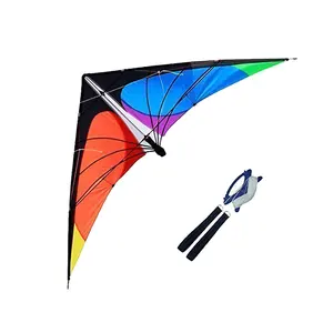 Logotipo personalizado chinês delta maravilhoso kite de dublê para venda