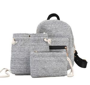 <span class=keywords><strong>Sac</strong></span> à <span class=keywords><strong>dos</strong></span> d'école de mode extérieure <span class=keywords><strong>sac</strong></span> à <span class=keywords><strong>dos</strong></span> en chanvre pour filles femmes - Product Image 1