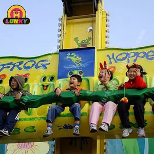 Công Viên Vui Chơi Giải Trí Khác Rides Đối Với NGOÀI TRỜI, Kids Theme Park Frog Jumping Rides