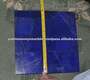 กระเบื้องโมเสกหินลาพิส ลาซูลีสีน้ำเงินธรรมชาติ หินมีค่าสีน้ำเงิน - Product Image 2