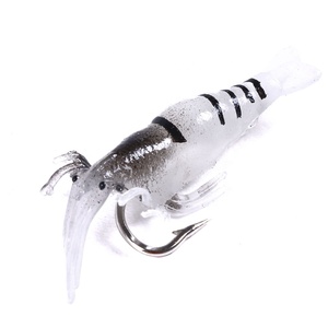 4cm 1.5g 5 pz/borsa vendita calda gamberetti con odore di erba gamberi <span class=keywords><strong>artificiale</strong></span> pesca esca - Product Image 2