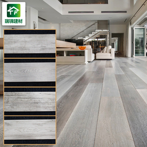 Carrelage en porcelaine gris Panama 15x80 à finition antique, imprimé numérique antidérapant, couleur unie, <span class=keywords><strong>imitation</strong></span> <span class=keywords><strong>bois</strong></span>, prix des carreaux de <span class=keywords><strong>sol</strong></span> - Product Image 5