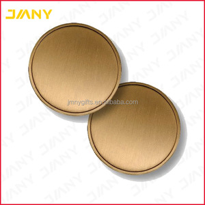 공장 직송 맞춤 제작 실버 또는 골드 도금 블랭크 코인 - Product Image 3