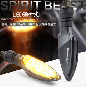 สปิริตบีสท์มอเตอร์ไซค์ ยูนิเวอร์แซล 12V ไฟเลี้ยว LED สำหรับฮอนด้า CB650 CB500 NC750 <span class=keywords><strong>CB400SF</strong></span> CB1300 Vt750 ไฟท้ายสัญญาณ - Product Image 1