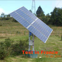 Nouveau Système de Suivi Solaire Automatique à Double Axe Entraînement Suiveur Solaire Charge 6, 8, 10 Panneaux Solaires Prix Bas de Chine