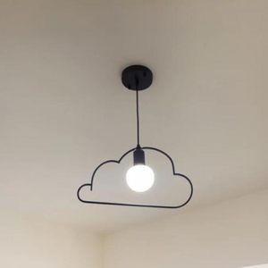 Hermosa nube único colgante lámpara dormitorio iluminación restaurante nube colgante de luz - Product Image 1