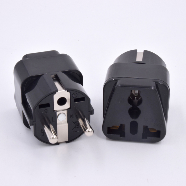 EU Plug Adapter Earth EU Plug