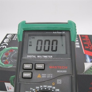 Mastech multímetro digital, ms8269 3 1/2 multímetro digital lcr medidor ac/dc tensão, resistência à corrente, testador de indutor de temperatura de capacitância - Product Image 4