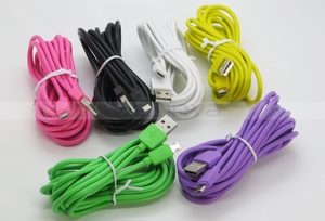 Câble <span class=keywords><strong>Micro</strong></span> <span class=keywords><strong>USB</strong></span> coloré 1M/2M3M Long 5Pin pour câble de chargeur de données <span class=keywords><strong>USB</strong></span> de téléphone portable Android - Product Image 2