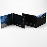 Module de son LCD promotionnel personnalisé cartes de vœux vidéo lecteur multimédia publicitaire pour les invitations de mariage cadeaux d'affaires