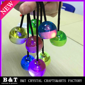 Thumb chucks finger yoyo <span class=keywords><strong>ball</strong></span> roll with led light - Product Image 1