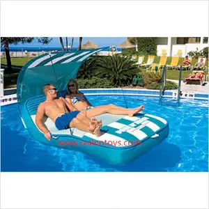 X-LARGE-tumbona hinchable para piscina, colchón de aire, superdeluxe