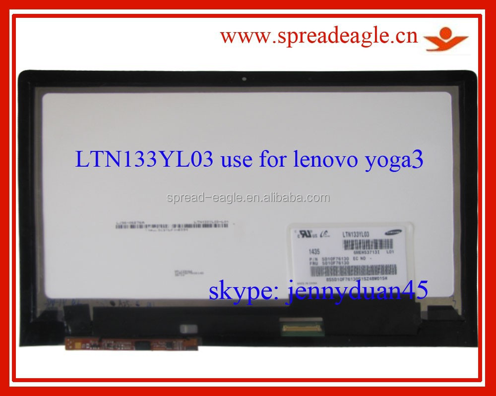 Новый оригинальный новый 13.3 '' LCD сенсорный экран для Lenovo йоги 3 Pro 13 LTN133YL03 жк сборки 3200 * 1800