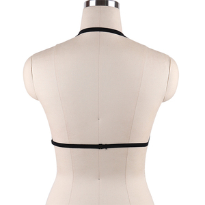 Lingerie Hitam Elastis Wanita, Lingerie Seksi Transparan Panas Elastis Dapat Diatur - Product Image 5