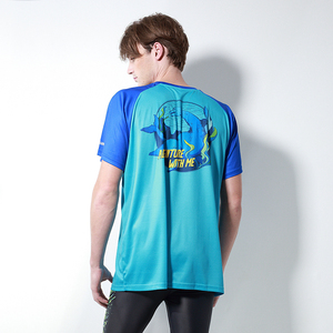 Camiseta deportiva para adultos que absorbe la humedad, ropa de gimnasio de manga corta. - Product Image 6