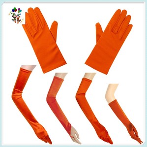 Fancy Dress Costume Adult Girls colore rosso <span class=keywords><strong>guanti</strong></span> Sexy da corto a lungo in raso HPC-0929 - Product Image 5