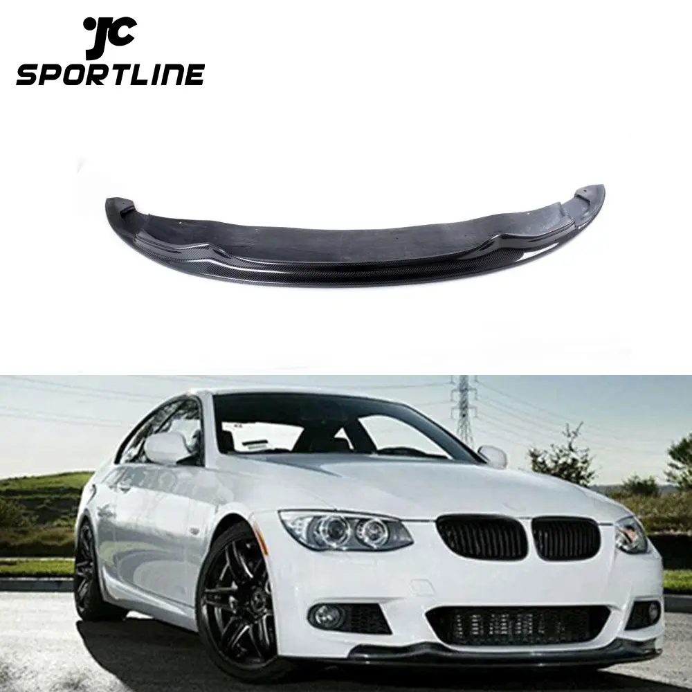 E92 M 테크 프론트 스포일러 BMW E92 LCI 용 스타일 탄소 섬유 립