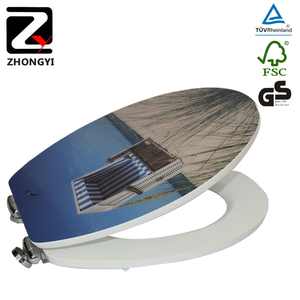 MDF bisagra <span class=keywords><strong>wc</strong></span> tapa del inodoro <span class=keywords><strong>de</strong></span> color - Product Image 3