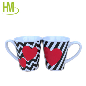 Hermosa cerámica <span class=keywords><strong>tazas</strong></span> de café <span class=keywords><strong>pintura</strong></span> taza con el corazón - Product Image 1