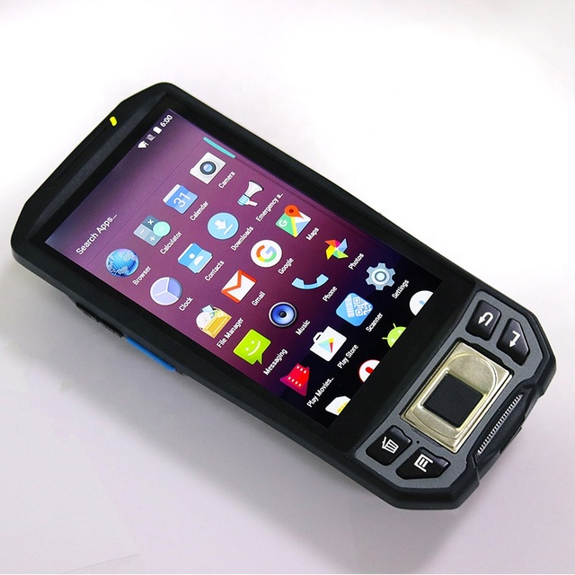 Android 9.0 Handheld Mobile Biometric Terminal, Fingerprint 4G/GPRS/GPS/WIFI