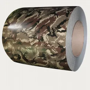 Bobine plaque en acier revêtue pour camouflage, couleur PPGI, PPGL