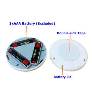 MingRay MR-C0137C Luce LED da Parete con Controllo Touch, Luce Bianca 5000K, 20 Lumen, Mini Lampada Senza Fili <span class=keywords><strong>a</strong></span> <span class=keywords><strong>Batteria</strong></span> <span class=keywords><strong>per</strong></span> Armadietto - Product Image 6