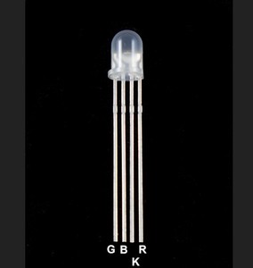 4 Chân Milky/Rõ Ràng Ống Kính Màu 5 Mm RGB Đèn Flash LED Đèn - Product Image 5