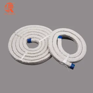 High Temperature Ceramic Rope High Temperature Ceramic Fiber Glass Sealing Woven Rope