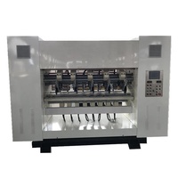 Heißer verkauf hohe qualität karton box schneider creaser maschine wellpappe dünnen klinge slitter und scorer maschine