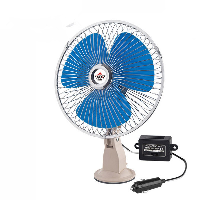 12v full guard air cooling car fan with strong suction