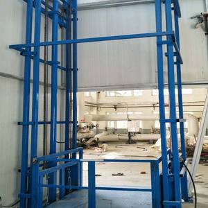 8M 500Kg Gudang Kargo Luar Ruangan Lift Barang Hidrolik Elektrik Rel Panduan Ruang Bawah Tanah DIY Meja Angkat Platform - Product Image 4