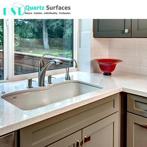 Bán buôn pha lê trắng lấp lánh <span class=keywords><strong>Quartz</strong></span> <span class=keywords><strong>slab</strong></span> cho nhà bếp và Vanity bàn sàn nhân tạo thiêu kết đá - Product Image 5