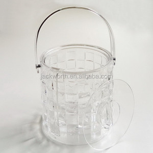 ถังน้ำแข็งอะคริลิคสำหรับแชมเปญและไวน์ ดีไซน์รูปทรงก้อนน้ำแข็ง - Product Image 3