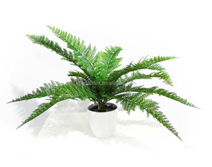 <span class=keywords><strong>En</strong></span> plastique artificielle grand vert <span class=keywords><strong>quitte</strong></span> la <span class=keywords><strong>maison</strong></span> décoration artificielle feuilles - Product Image 2