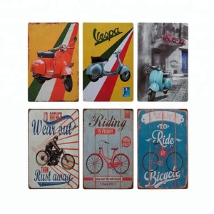 Enseigne suspendue en métal gaufré rétro <span class=keywords><strong>vintage</strong></span> personnalisée en aluminium à la mode vente en gros - Product Image 3