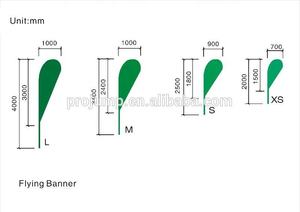 Drapeau de plage en forme de goutte d'eau publicitaire, promotion extérieure - Product Image 6