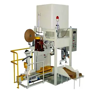 salt sugar corn rice seed bean fertilizer pellet particle powder 20-50kg automatic bag packing machine/ bag sewing+ feeding