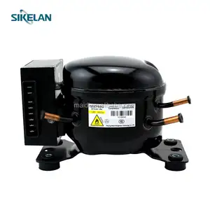 Sikelan r600a mini compressor para geladeira, mini congelador automotivo para geladeira, refrigeração, 12-24v dc 12-65g