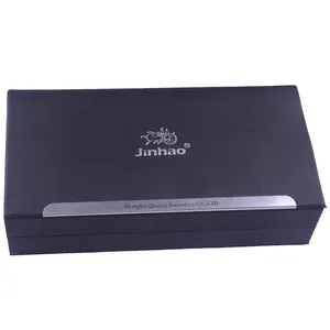 Leather gift promotion black pen box pen case