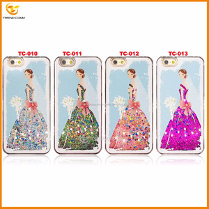 Vestido de novia star liquid glitter case para el iphone 6 s plus - Product Image 5