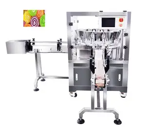 Automatic rotary candy cup bottle filling packing machine