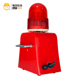 Taşınabilir kablosuz Strobe uyarı Siren uzaktan kumanda pili Powered yağmur geçirmez Metal ses işık Alarm ikaz kornası açık - Product Image 3