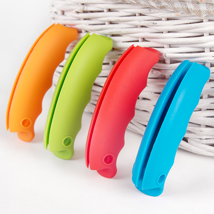 Luxury Ergonomic Finger Protector Silicone Carry Handle for Heavy Bag