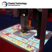 Proyección Interactiva de Piso/Pared Chariot Magic Incluye Mini PC, Proyector, Sensor de Movimiento, Software Interactivo