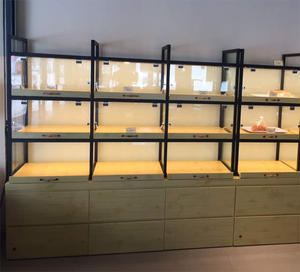 Cupcake-Vitrine mit Gutem Design, Bäckerei-Schaukasten, Wandmontierte Brot-Ausstellungsvitrine - Product Image 3